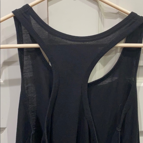 Black Racer Back Tank Top - Picture 4 of 4